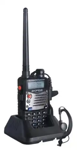 Falabella Radio UV-5RL Doble banda Radio Walkie Talkie Vhf Uhf Negro oferta
