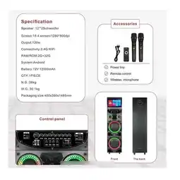 Falabella Parlante de Fiesta con Pantalla Tactil Grande y Accesorios Incluidos oferta