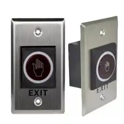 Falabella BOTON NO TOUCH SALIDA SAT MR11 INOXIDABLE RECTANGULAR oferta