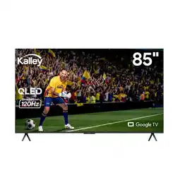 Alkomprar TV KALLEY 85 Pulgadas 149 cm 85GQ405 4K UHD QLED Smart TV Google oferta
