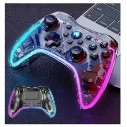 Falabella Control LH3 Transparente Ergonomico con Vibracion Dual y Gatillos Programables oferta