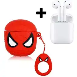 Falabella Audifonos i12 tactil estuche de silicona de spiderman oferta