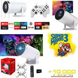 Falabella Proyector Juegos Smart Tv 4K Proyector + 10000 Juegos Proyector Cine En Casa oferta