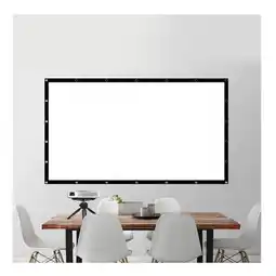 Falabella Pantalla para Proyector 150 Pulgadas Tela Suave sin Arrugas con Adhesivos oferta