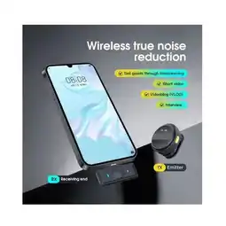 Falabella Micrófono Solapa Tipo Moneda SX-21 Con Clip Magnético Sonido Claros oferta