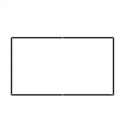 Falabella Pantalla de Proyeccion 150 Pulgadas Tela Elastizada Mate para Pared oferta