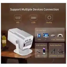 Falabella Proyector Video Beam Gamer Hd 5000 Lumens con Wifi y Bt 5.0 oferta