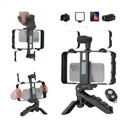 Falabella Tripode Soporte Grabar Videos Estabiliza Celular 2 Luz Led oferta