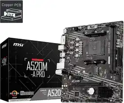 Falabella Tarjeta Madre A520m-a Pro Am4 Matx Ddr4 Hdmi Dvi M2 Negro oferta