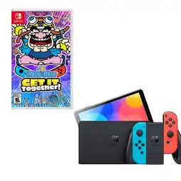 Falabella Switch Oled Neon Con Juego Warioware Get It oferta