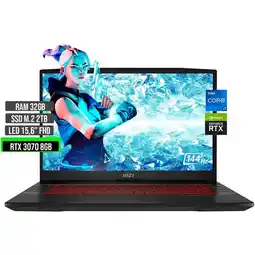 Falabella Portátil Intel Core i7 12700H RTX 3070 32GB RAM 2TB SSD 15.6 oferta