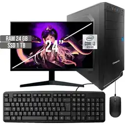 Falabella COMPUTADOR INTEL CORE I3-10105 SSD 1TB RAM 24GB LED 24 FHD oferta