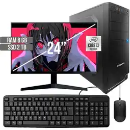 Falabella COMPUTADOR INTEL CORE I3-10105 SSD 2TB RAM 8GB LED 24 FHD oferta