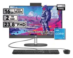 Falabella TODO EN UNO AIO INTEL CORE i5-1334U 16GB RAM 2TB SSD PANTALLA 238 FHD- WINDOWS 11 LICENCIA oferta