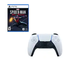 Falabella Control 5 Blanco Con Juego Spiderman Miles Morales PS5 oferta