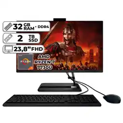 Falabella TODO EN UNO AMD RYZEN 7-7730U 32GB RAM 2TB SSD 238″ FHD oferta