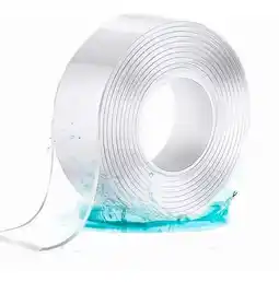 Falabella Cinta Doble Faz Adhesiva Silicona Multiusos Reutilizable 5mt oferta