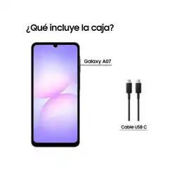 Falabella Celular Galaxy A07 64GB 4GB Ram 4G Morado + Smartwatch oferta