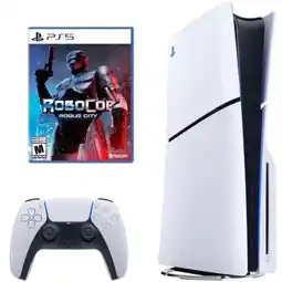 Falabella Consola 5 Slim Disco 1TB Con Juego Robocop Rogue City PS5 oferta