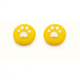 Falabella Protectores de Joystick para Nintendo Switch - Ultra Ligero Amarillo Huella oferta