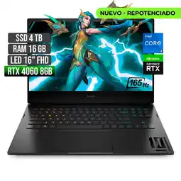 Falabella OMEN INTEL CORE I7-13620H RTX 4060 8GB SSD 4TB RAM 16GB LED 16 FHD 165Hz oferta