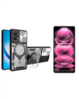 Falabella Funda Prot Camara Compatible Con Xiaomi Note 12 Pro Plus Gris+hidrogel oferta