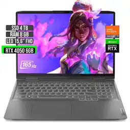 Falabella LOQ AMD RYZEN 7-7840HS RTX 4050 6GB SSD 4TB RAM 8GB LED 15,6 FHD 165Hz oferta