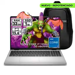 Falabella PORTÁTIL INTEL CORE I7 1355U 32 GB RAM 1 TB SSD 15,6″ FHD COLOR PLATINUM SILVER oferta