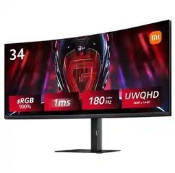Falabella Monitor Gamer Curvo G34WQi 34 UltraWide QHD 180Hz FreeSync oferta