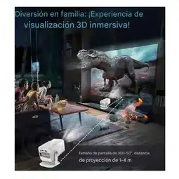 Falabella Proyector Smart Max 4k Wifi Gamer con Android 11 y 5000 Lumens oferta
