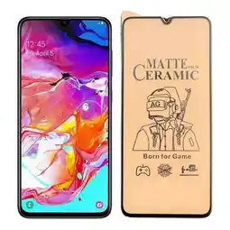 Falabella 3 X Vidrios Templado Mate Cerámica Antihuella Para Samsung Galaxy A70 A70s oferta