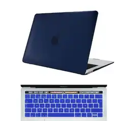 Falabella Carcasa + Protector Teclado Macbook Pro 13 Touchbar Antidesliza - Azul oferta