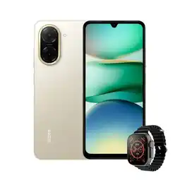 Falabella Celular Redmi A5 64GB 3GB Ram Dorado + Smartwatch oferta