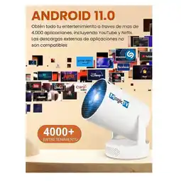 Falabella Proyector Video Hy300ultra con Android 11 Wifi Bluetooth para Smartphone y Tv oferta