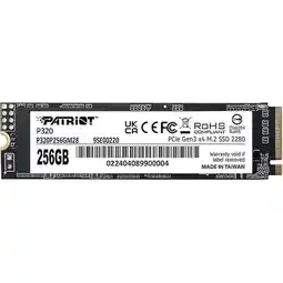 Falabella SSD NVMe P320 256GB M2 2200x1200 para Rendimiento Ágil y Sistemas Estables oferta