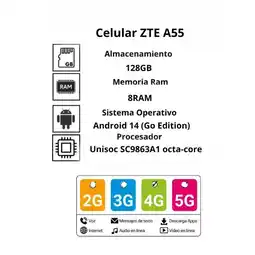 Falabella Celular A55 8Gb Ram 128GB 4G Negro oferta