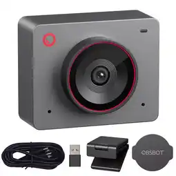 Falabella Mini Webcam Meet 2 Gris Espacial Camara Web 4k oferta