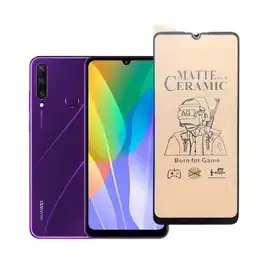 Falabella 3 X Vidrios Templado Mate Cerámica Antihuella Para Huawei Y6p oferta