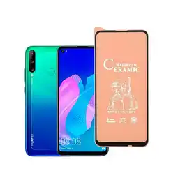 Falabella 3 X Vidrios Templado Mate Cerámica Antihuella Para Huawei Y7p oferta