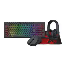 Falabella COMBO CABLEDO 4 EN 1 TECLADO SHIVA K515 + MOUSE K1NG M724 + DIADEMA CRONUS + PAD MOUSE P016 oferta