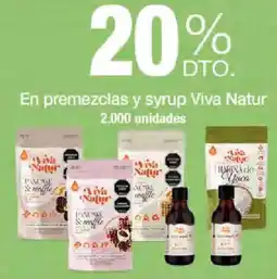 Jumbo Viva Natur premezclas y syrup oferta