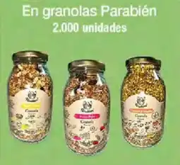 Jumbo Parabién granolas oferta
