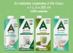 Jumbo A De Coco bebidas vegetales oferta