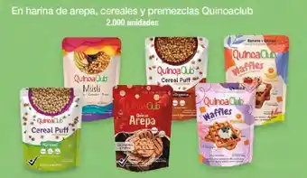 Quinoa Club harina de arepa, cereales y premezclas