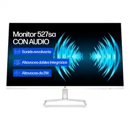 Alkomprar Monitor HP 27 Pulgadas 527sa FHD Plano Blanco oferta