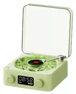 Falabella Parlante Bluetooth Retro Tocadiscos Vinilo Luces Colores Olas oferta