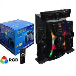 Falabella Parlante Ciné En Casa Parlante Profesional Parlante Bluetooth USB SD FM AUX oferta