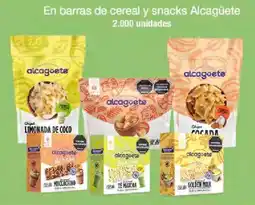 Jumbo En barras de cereal y snacks Alcagüete oferta