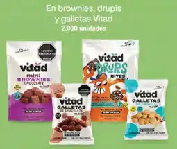 Jumbo En brownies, drupis y galletas Vitad oferta