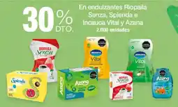 Jumbo En endulzantes Riopaila Senza, Splenda e Incauca Vital y Azana oferta